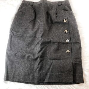 Harve Benard By Benard Holtzman Vintage‎ Wool Skirt
